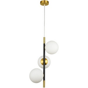 Подвесной светильник Arte Lamp Alcor A2224SP-3BK (плафоны шарики)